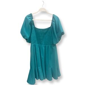 1.4.3. Story by Line Up BlueGreen Gathered Dress